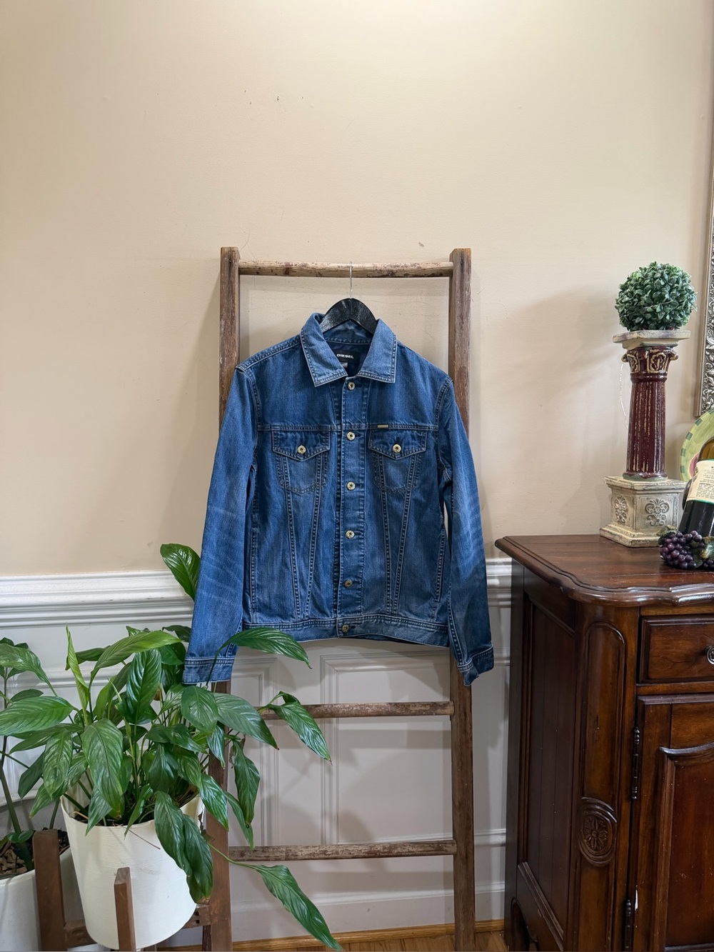 Diesel Denim Trucker Jacket - Blue